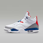 White/Varsity Red/Light Smoke Grey/True Blue