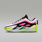 White/Black/Light Lucid Green/Pink Blast