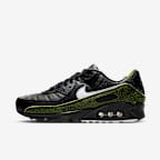 Nike Air Max 90 'Tiempo' Men's Shoes - Black/Black/Voltage Green/White