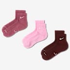Nike Everyday Elevated Ankle Socks (3 Pairs) - Multi-Colour