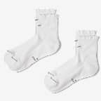 Nike Everyday Elevated Scallop Micro-Crew Socks (2 Pairs) - Multi-Colour