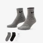 Nike Everyday Cushioned Training Ankle Socks (3 Pairs) - Multi-Colour