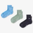Nike Everyday Elevated Ankle Socks (3 Pairs) - Multi-Colour