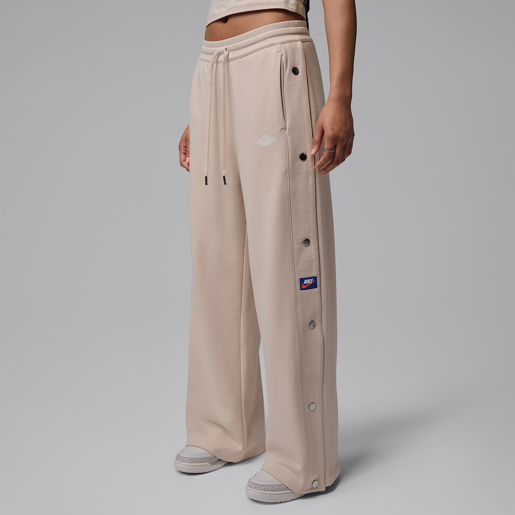 Jordan Flight Fleece Women's French Terry Press-Stud Trousers