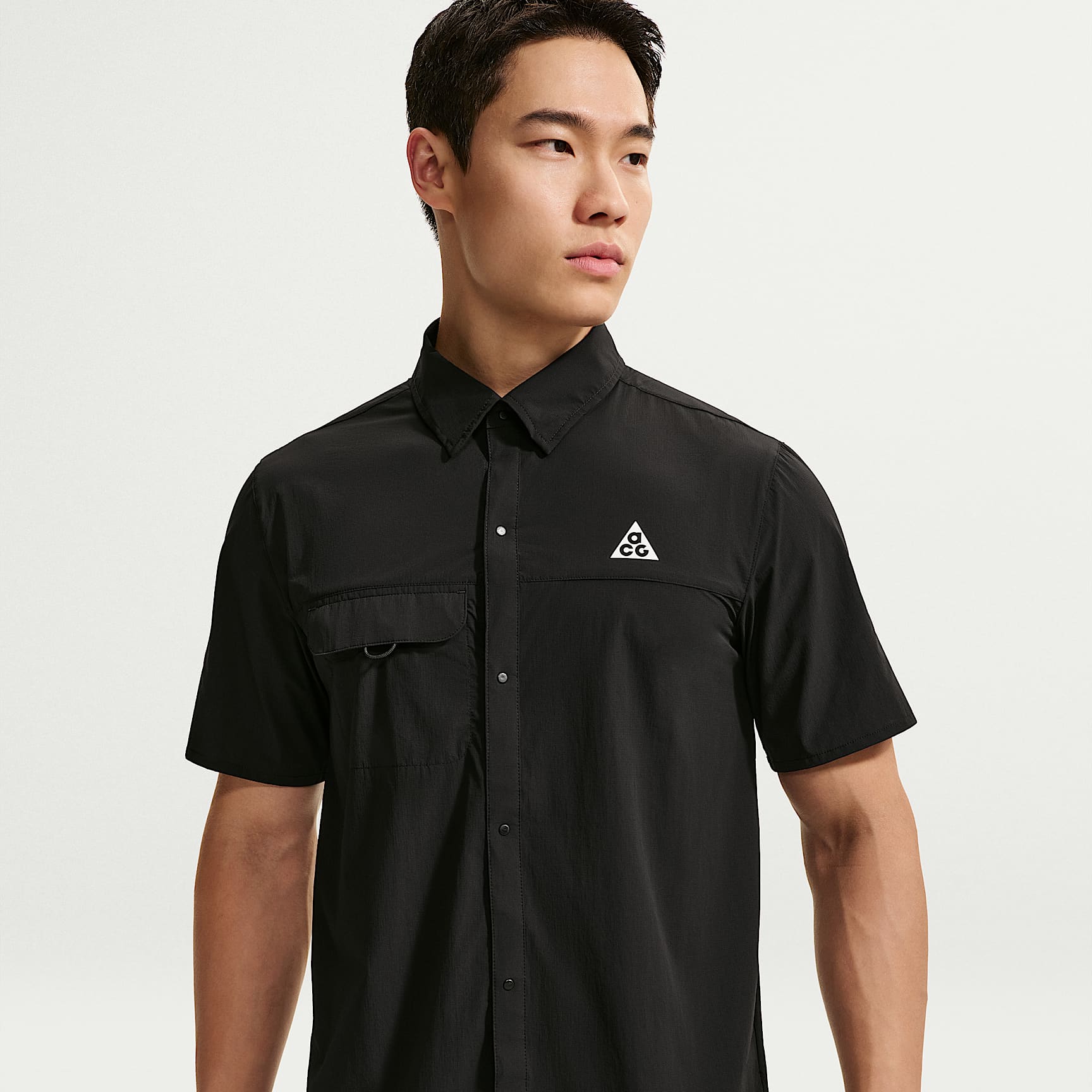 ACG 'Aireez' Men's Button-Up Trail-Running Top