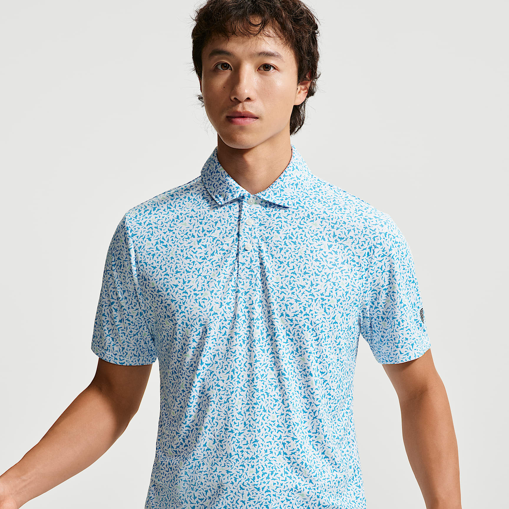 Nike Par Men's Dri-FIT Striped Golf Polo