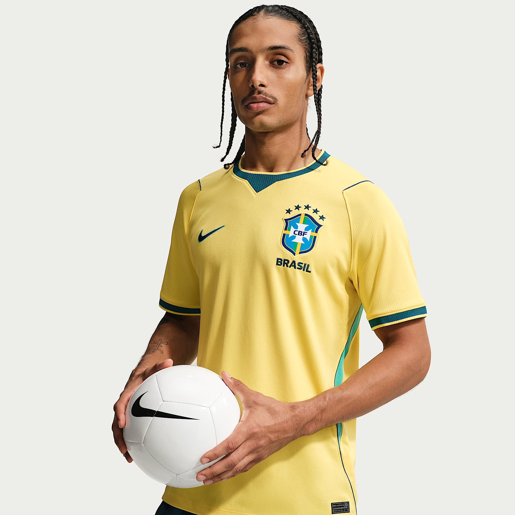 Brazil National Team 2026 Stadium Home Men's Nike Dri-FIT Football Shirt
