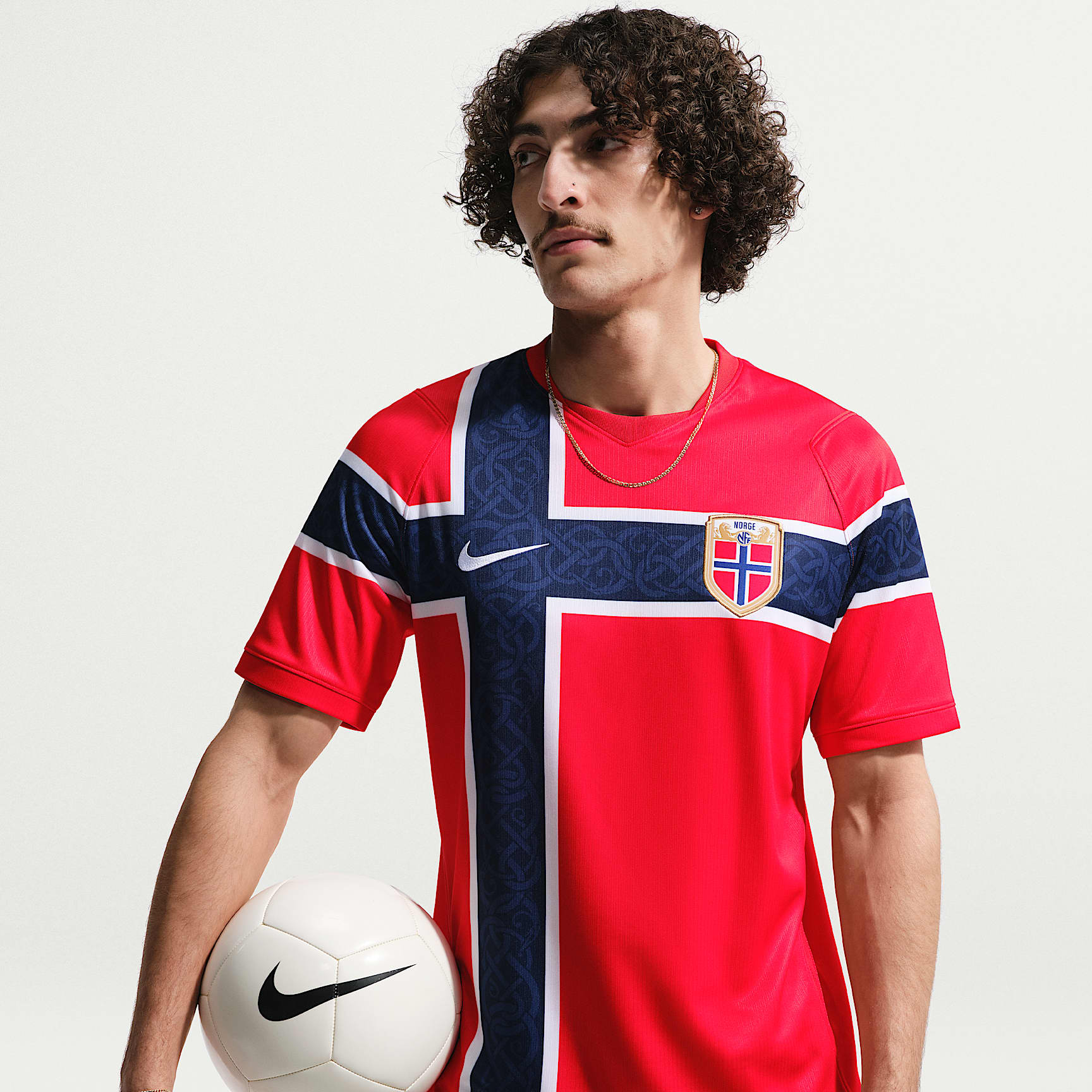 Norway National Team 2026 Stadium Home Men's Nike Dri-FIT Football Shirt