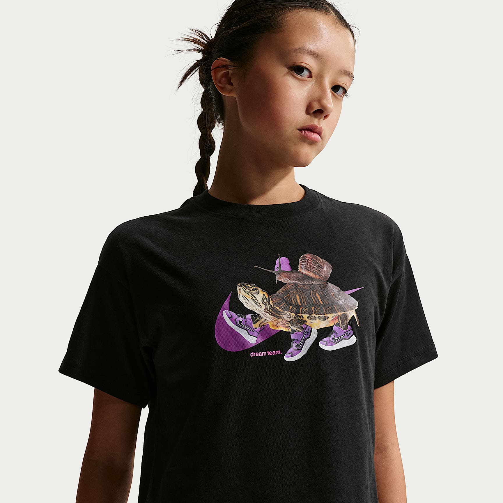 Nike Sportswear Older Kids' (Girls') Boxy T-Shirt