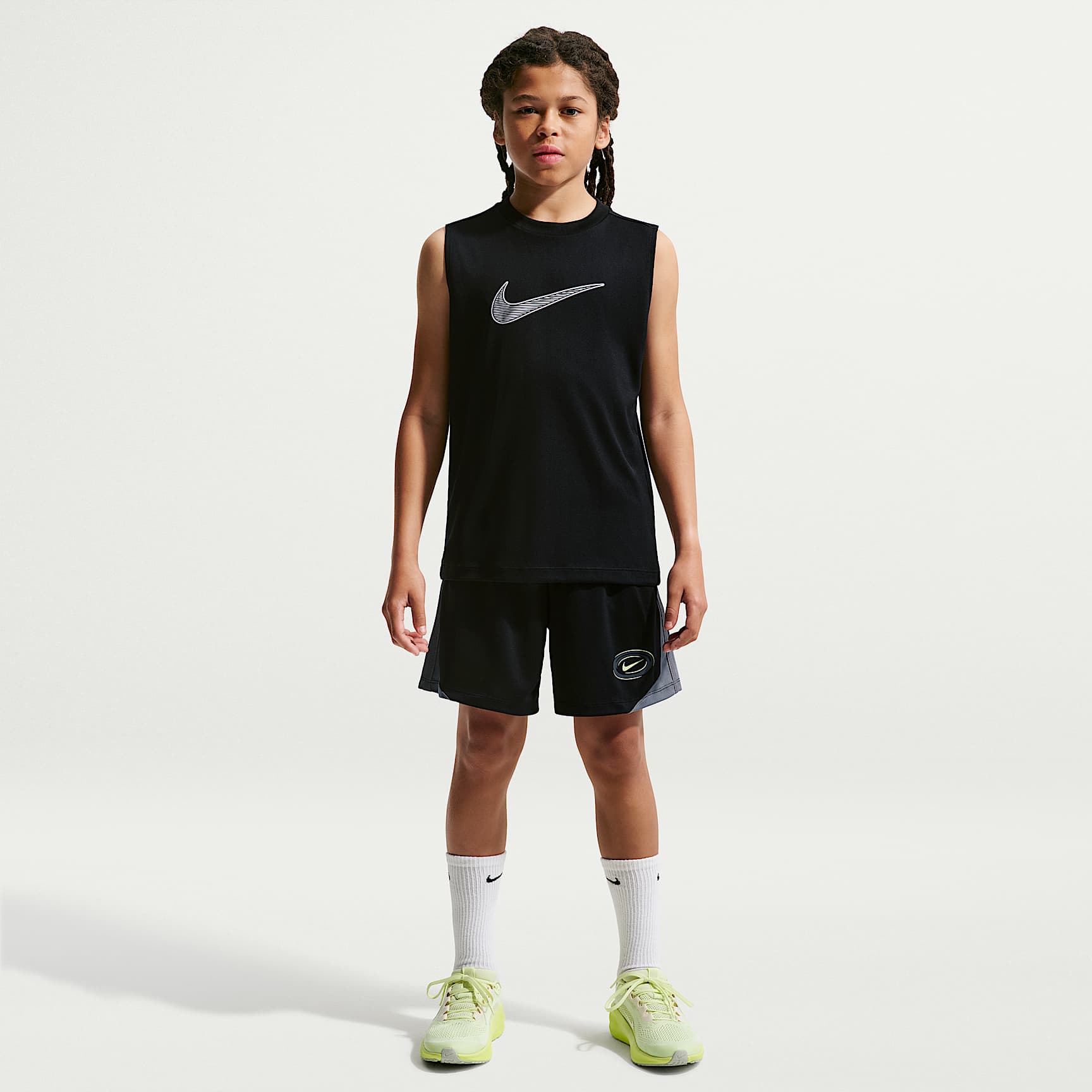 Nike Multi Older Kids' (Boys') Dri-FIT Knit Shorts