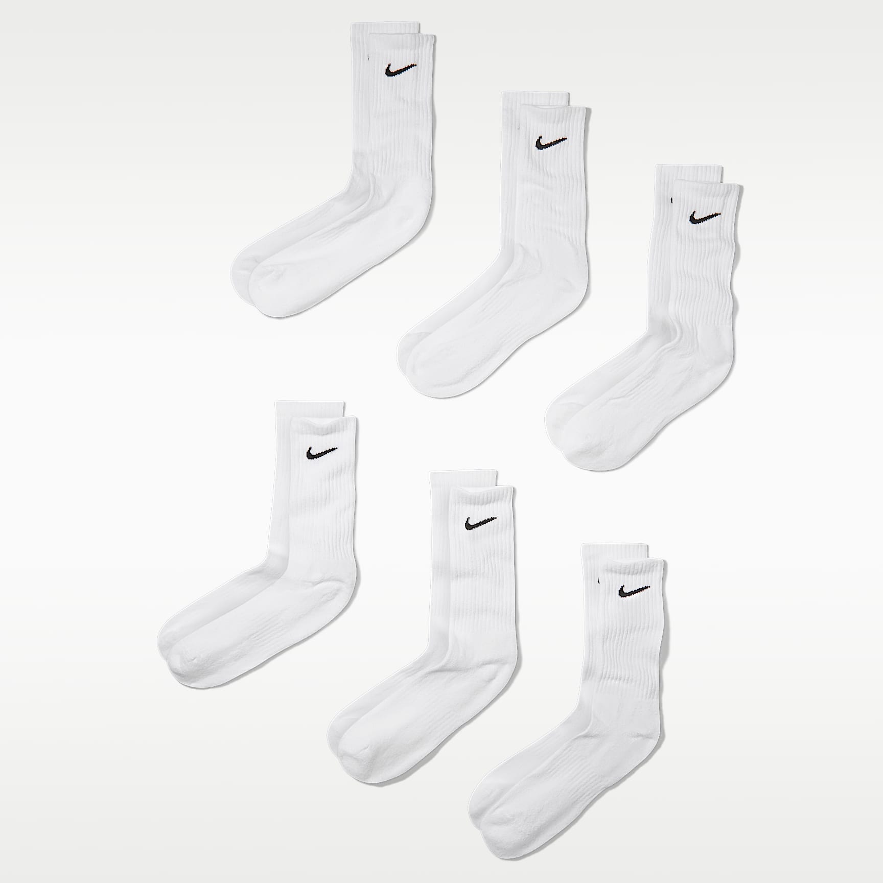 Nike Everyday Cushioned Training Crew Socks (6 Pairs)