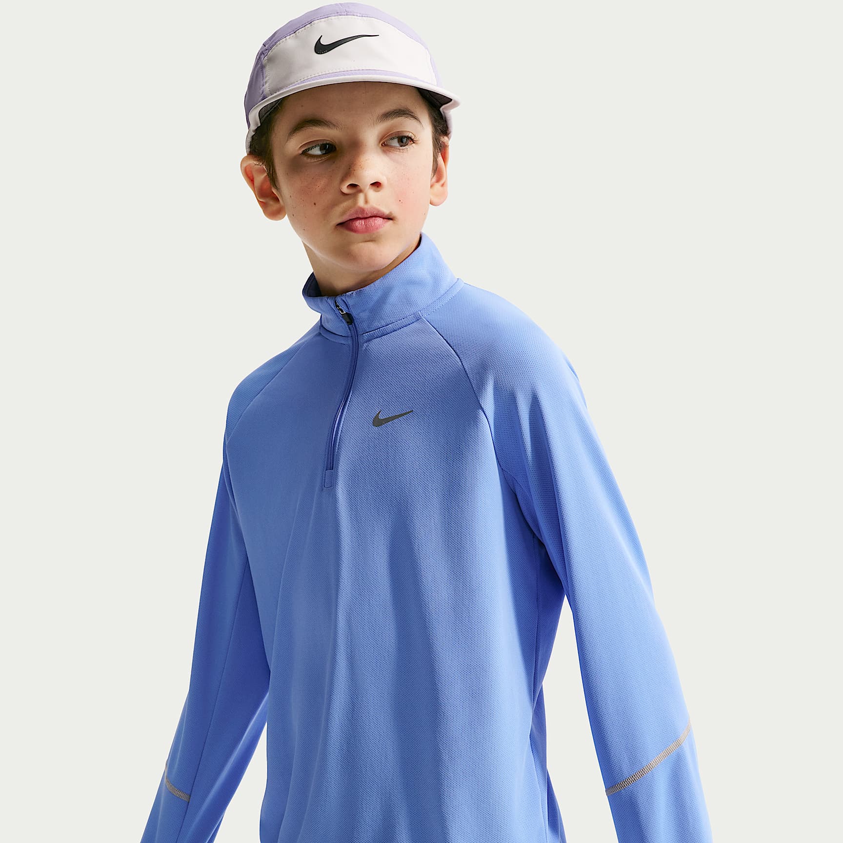 Nike Miler Older Kids' Dri-FIT 1/2-Zip Top
