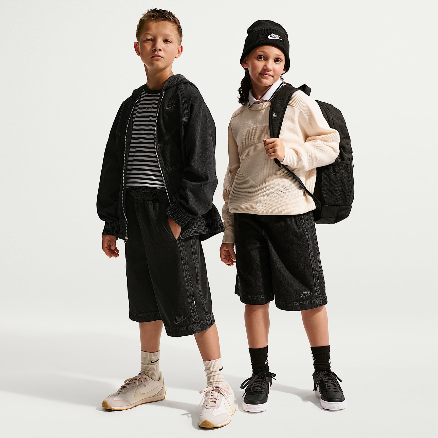 Nike Sportswear Collection Older Kids' Denim Shorts
