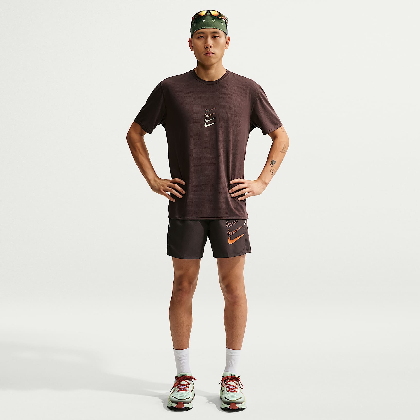 Nike Miler Men's Dri-FIT 12.5cm (Approx.) Brief-Lined Running Shorts