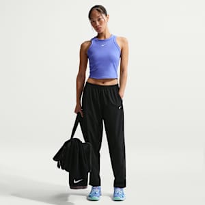 Nike One Women's Dri-FIT Mid-Rise Woven Trousers