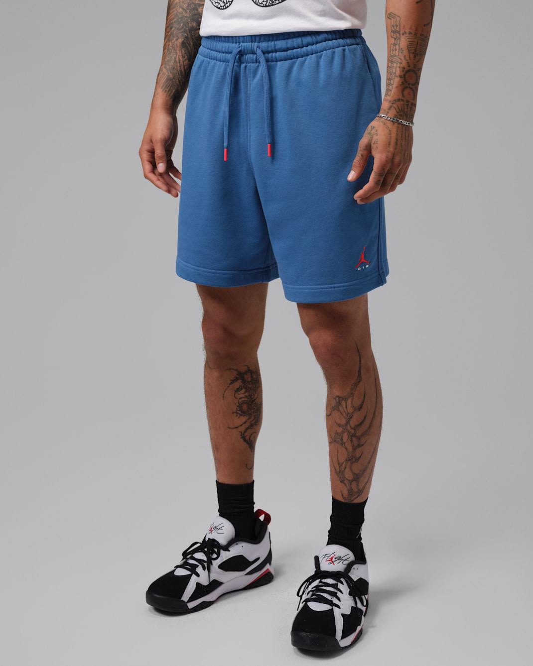 Jordan Brooklyn Men's 18cm (approx.) Fleece Shorts - True Blue/University Red