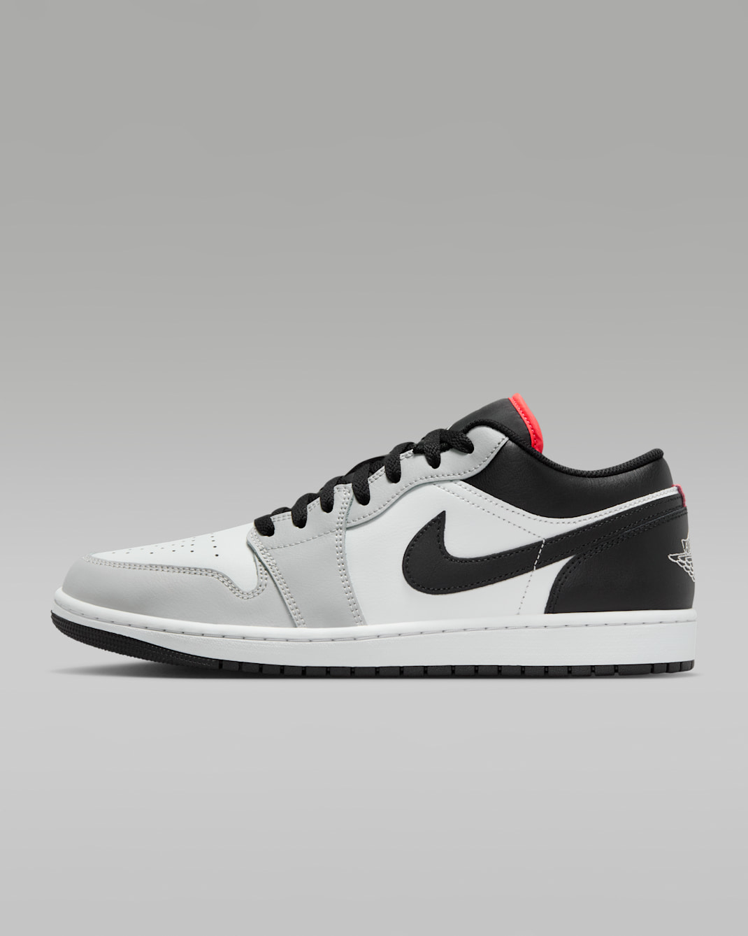 Air Jordan 1 Low Men's Shoes - Neutral Grey/Summit White/Infrared 23/Black