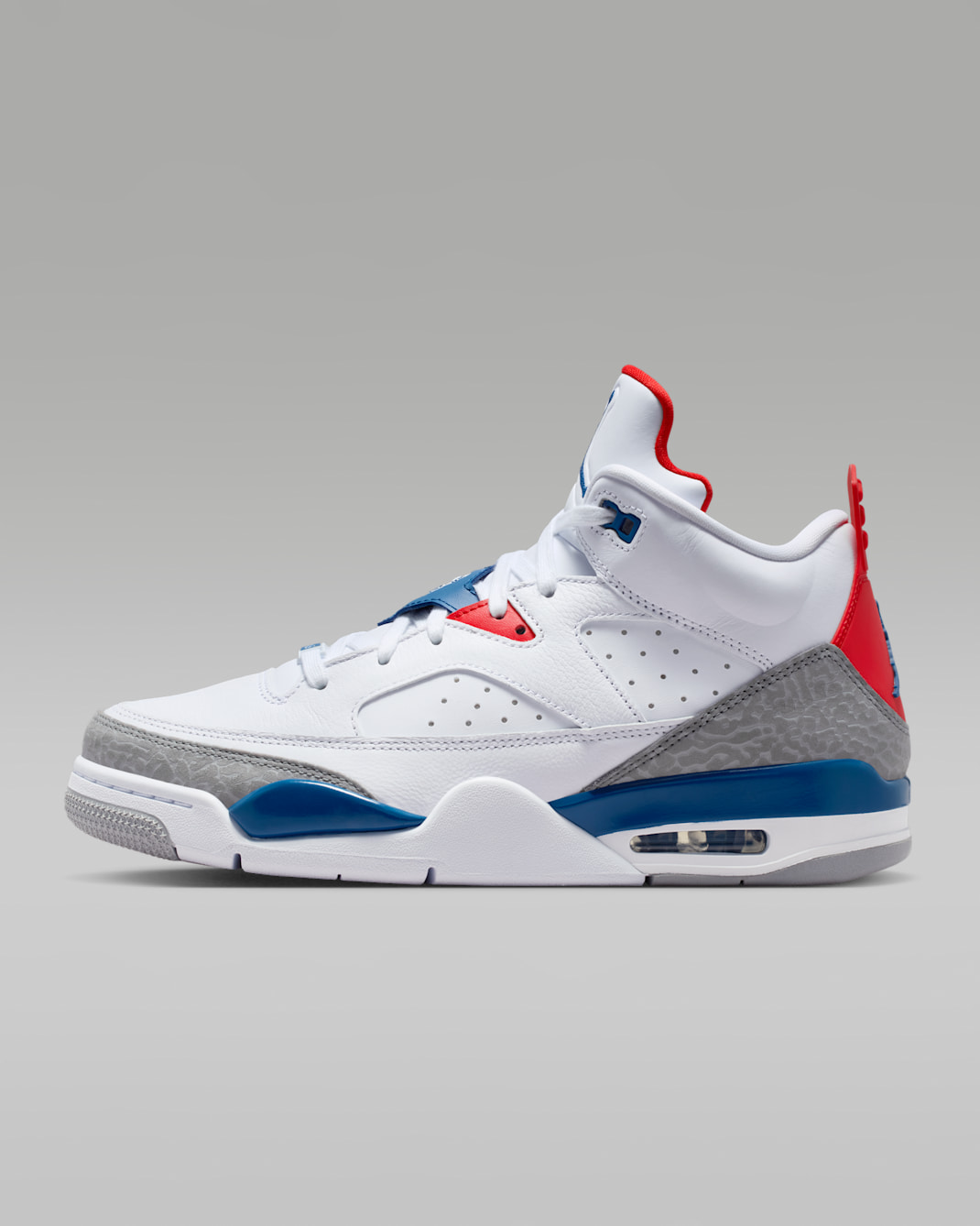 Jordan Son of Mars Low Men's Shoe - White/Varsity Red/Light Smoke Grey/True Blue