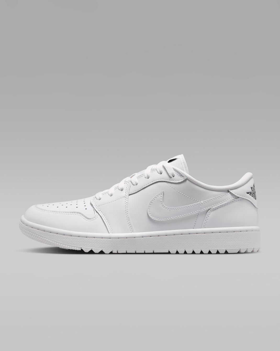 Air Jordan 1 Low G Golf Shoes - White/Obsidian/White/White