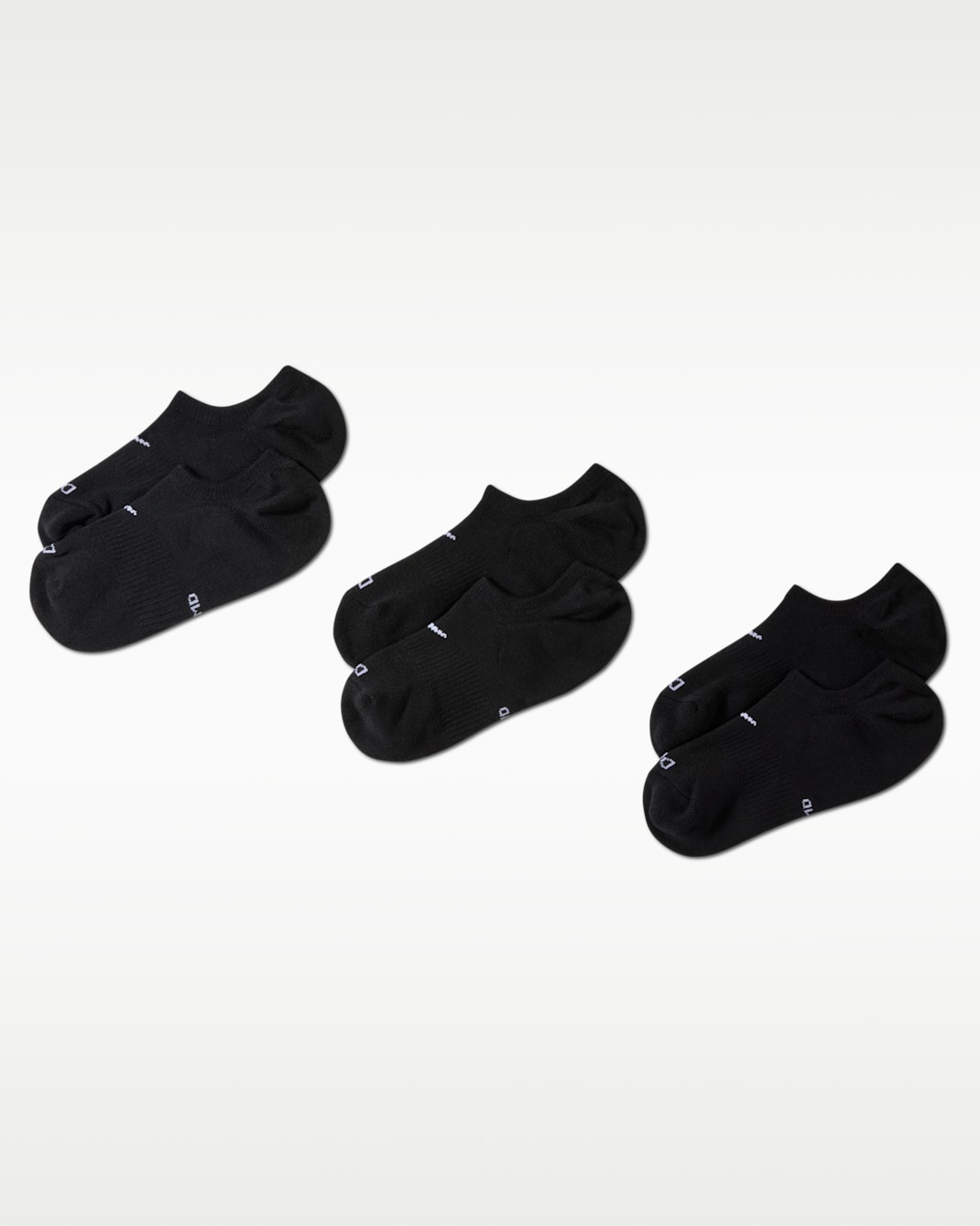 Nike Everyday Plus Cushioned Women's Training Footie Socks (3 Pairs) - Black/White