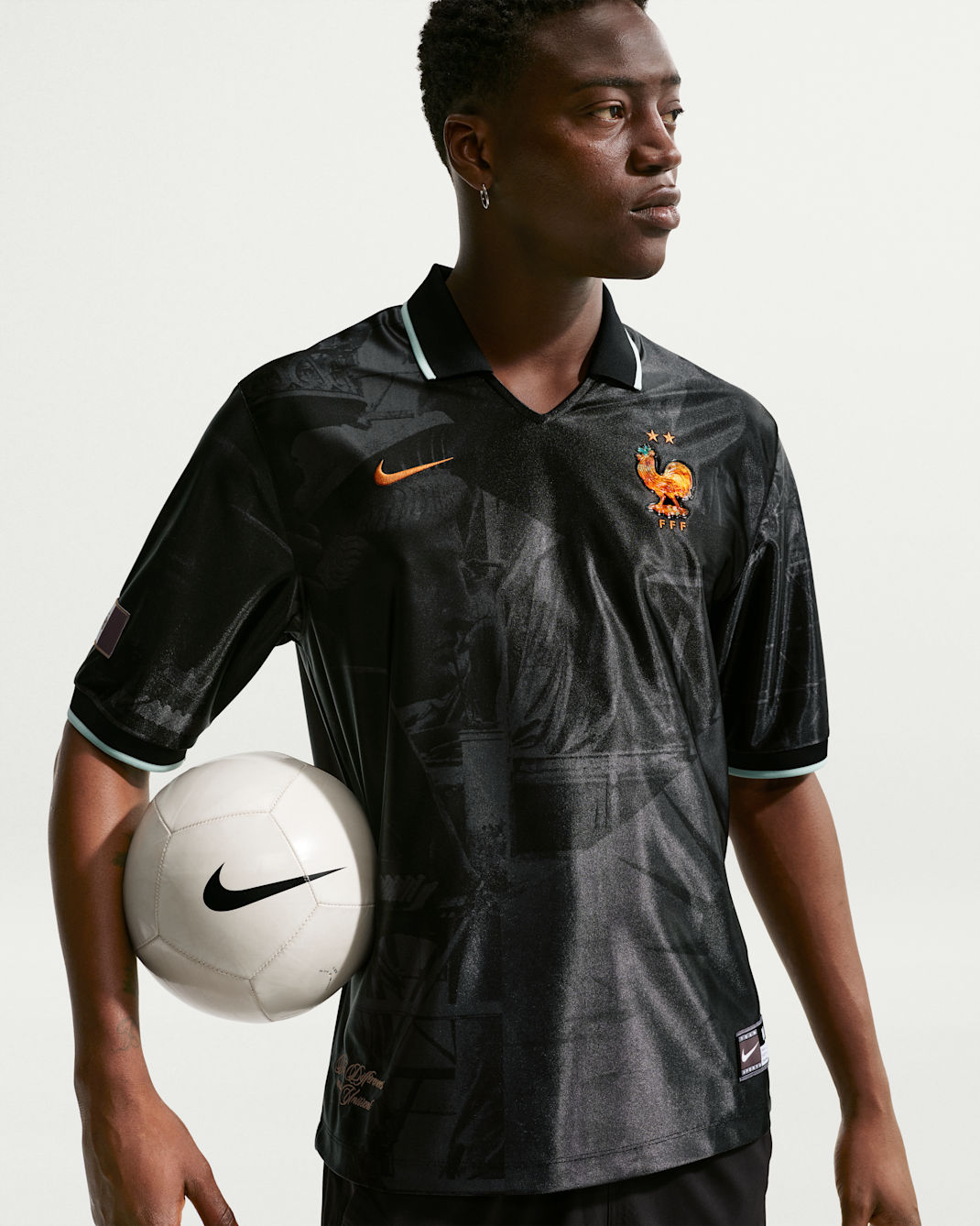 FFF Energy Men's Nike Dri-FIT Short-Sleeve Football Top - Anthracite/Igloo/Metallic Copper