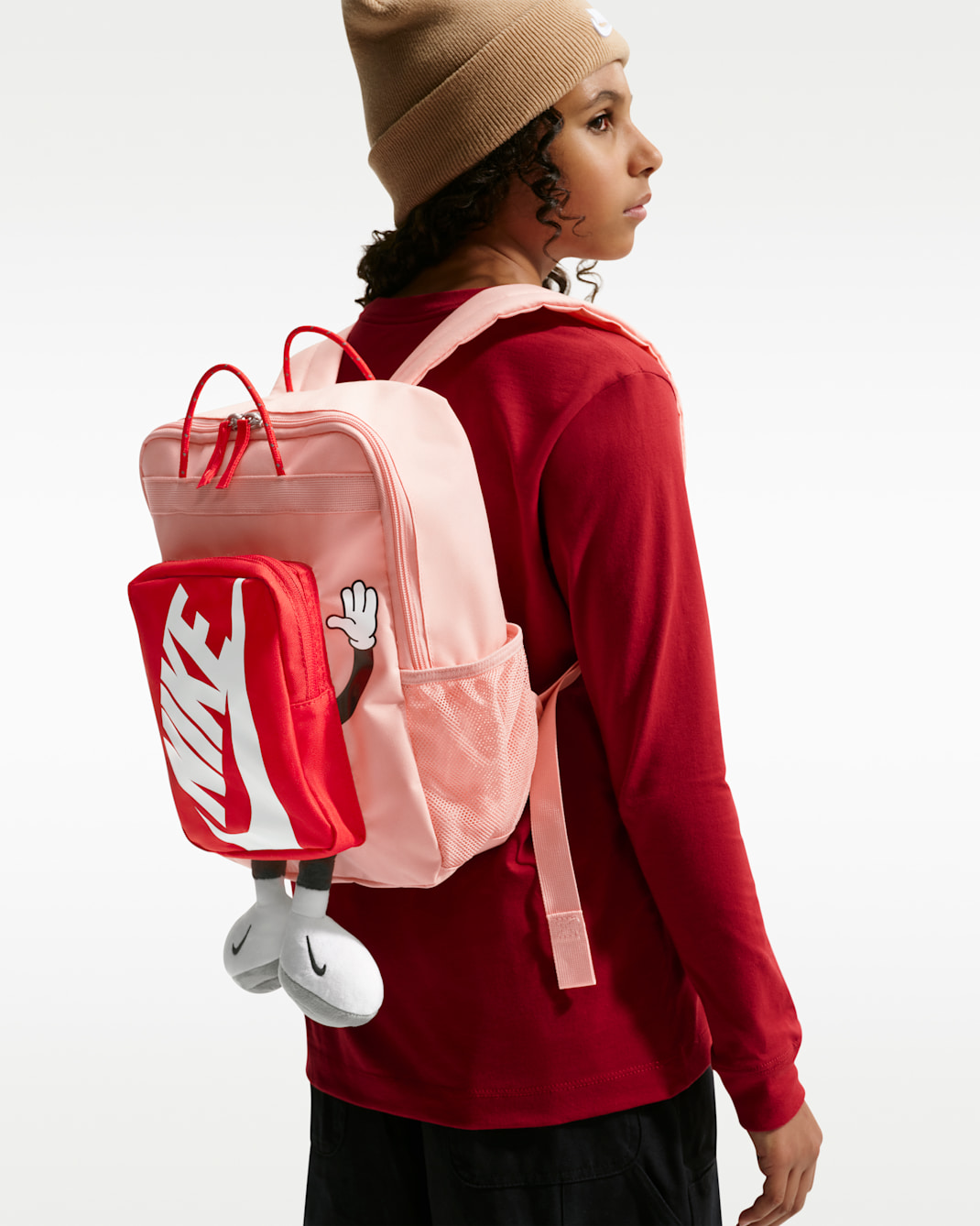Nike Kids' Backpack - Arctic Orange/University Red/White