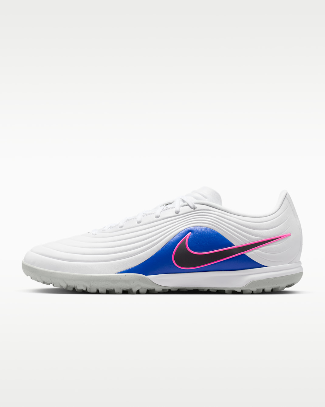 Nike Tiempo Maestro Academy Turf Low-Top Football Boots - White/Racer Blue/Pink Blast/Black