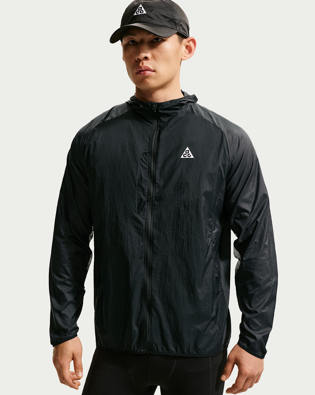 ACG Aireez Men's UV Protection Jacket - Black/Black/Summit White