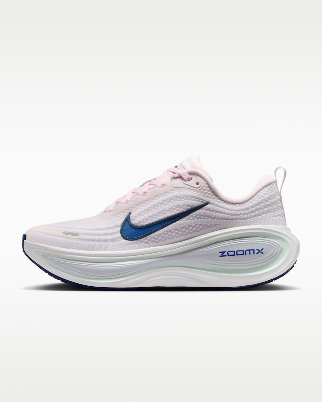 Nike Vomero Plus Women's Road Running Shoes - Pearl Pink/White/Barely Green/Midnight Navy