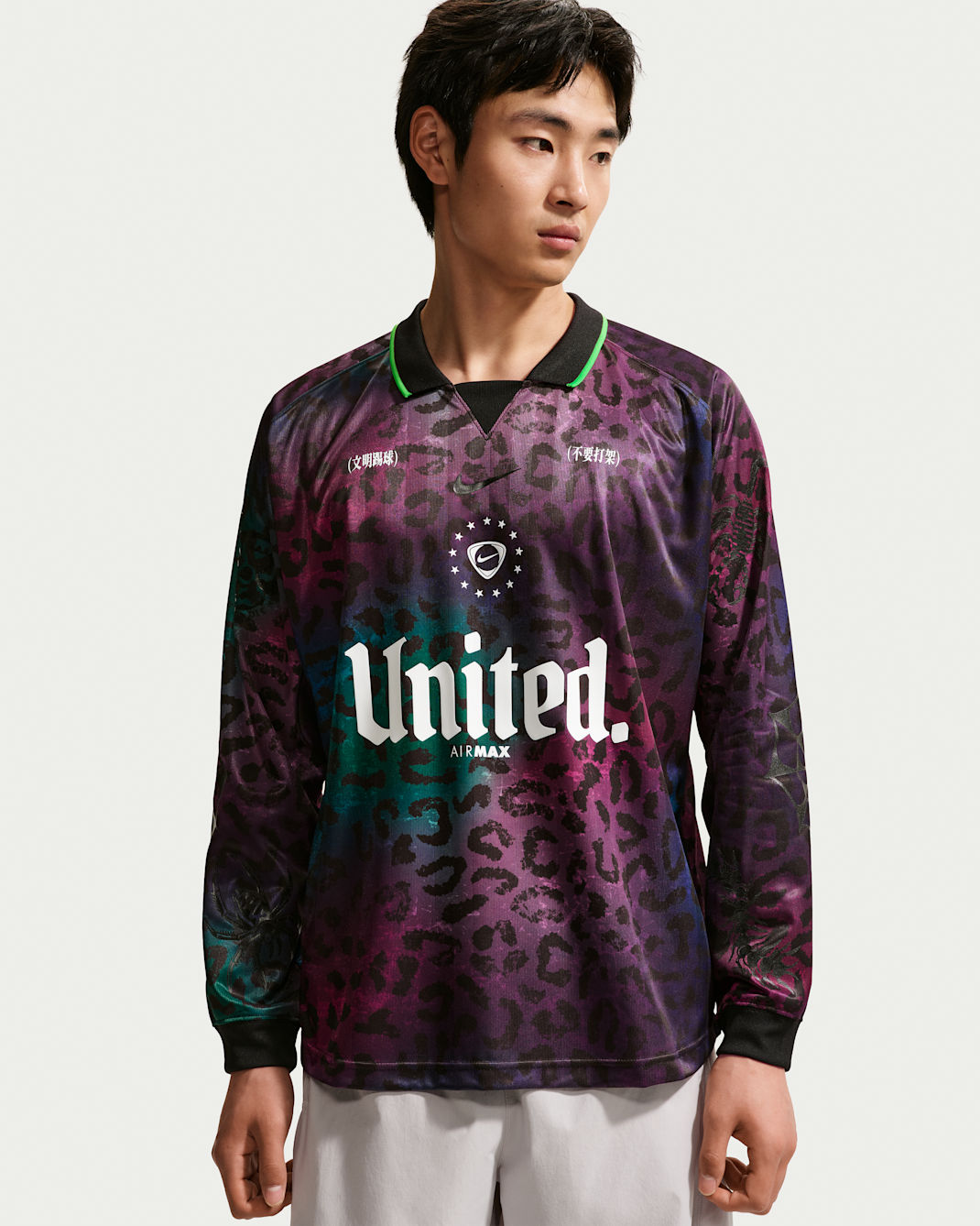Nike Mad 90 Pack 'Tiempo' Men's Long-Sleeve Shirt - Black