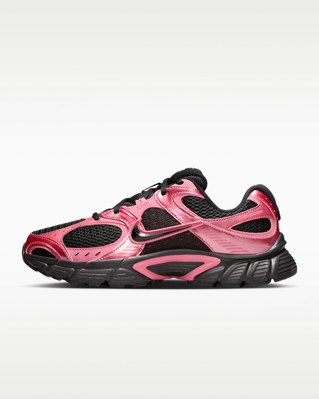 Nike V5 RNR Women's Shoes with Reflective Design Accents - Black/Peony/Black