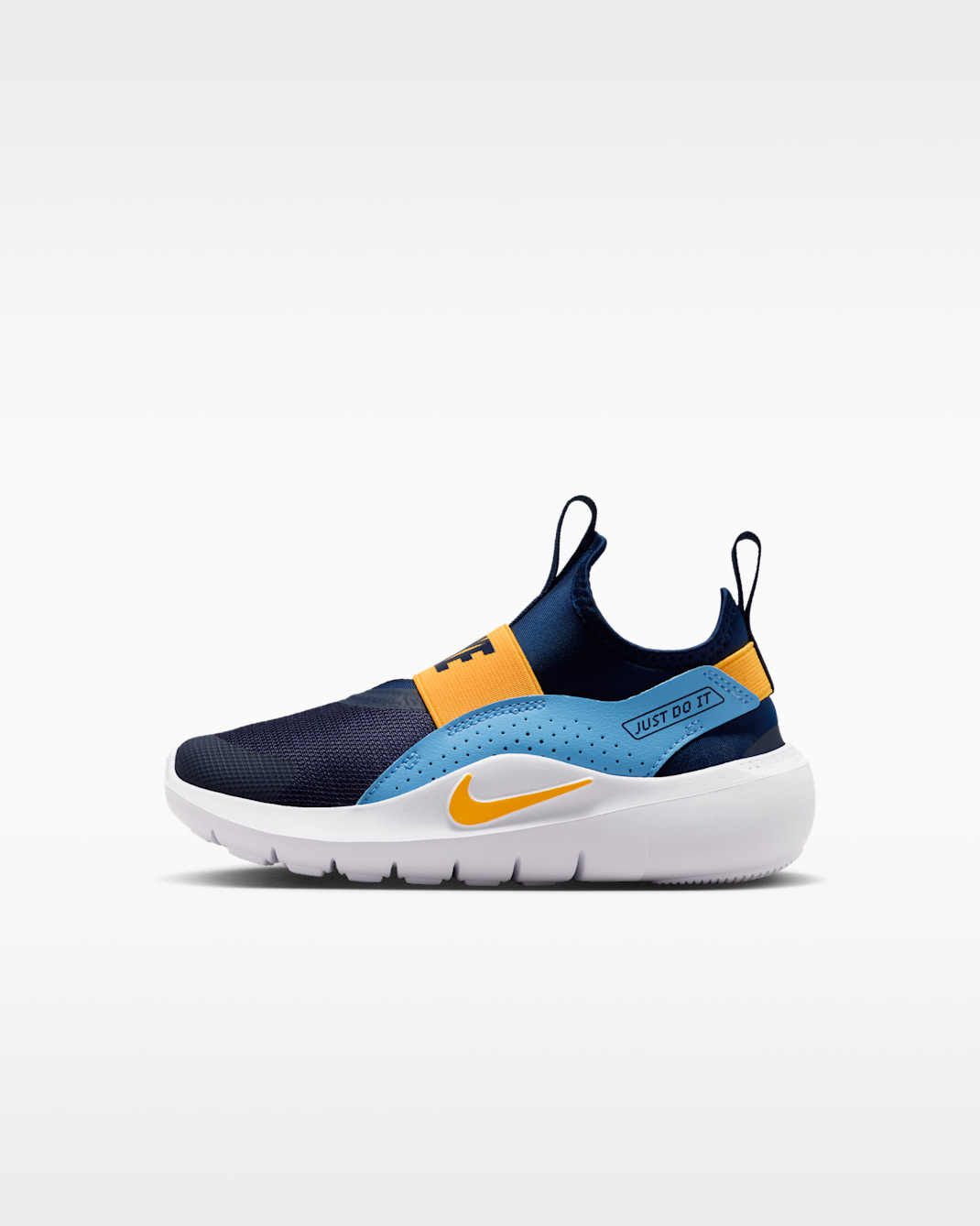 Nike Flex Runner 4 Younger Kids' Shoes - Midnight Navy/University Blue/White/Laser Orange