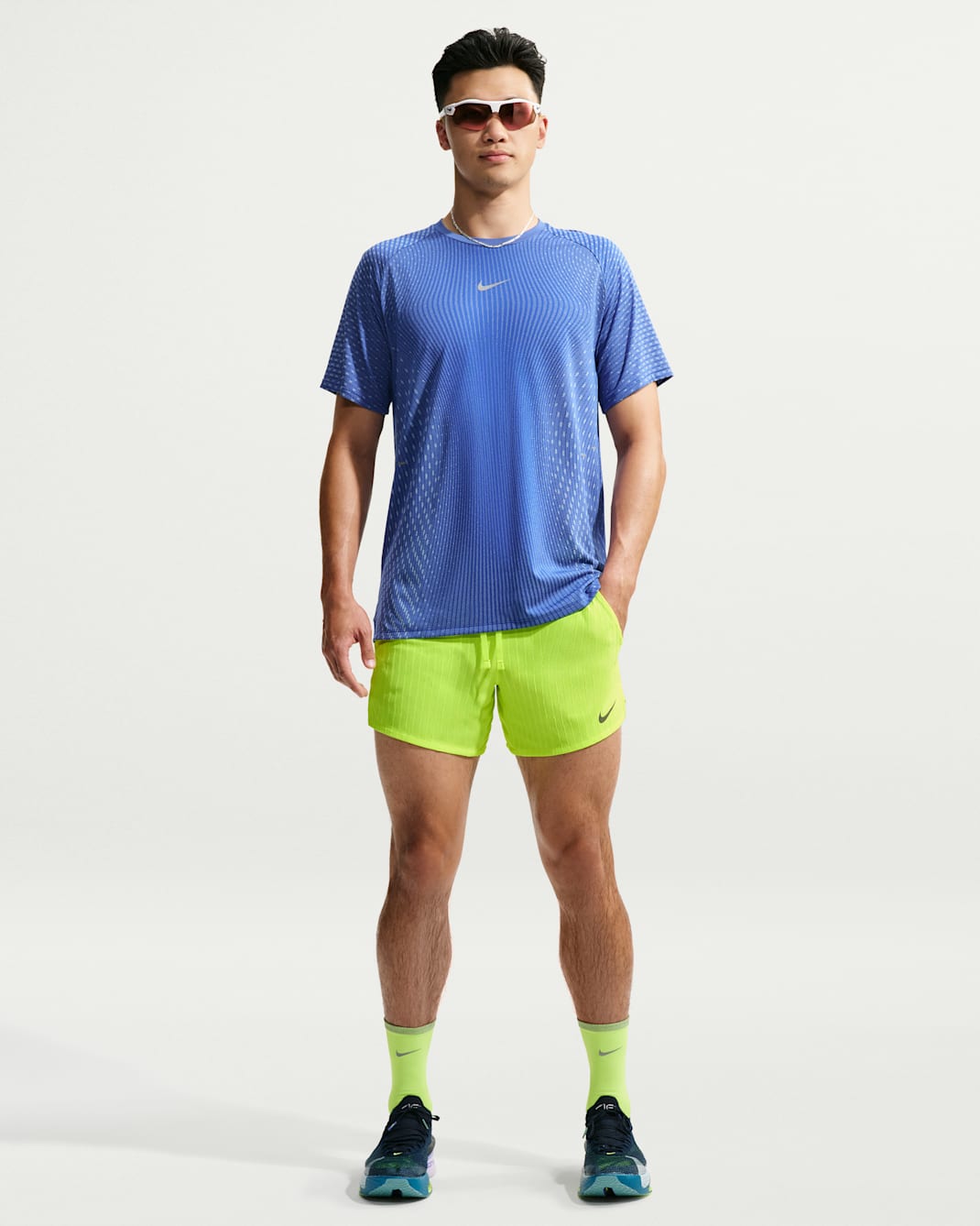 Nike Stride Aero-FIT Men's 12.5cm (approx.) Brief-Lined Running Shorts - Volt
