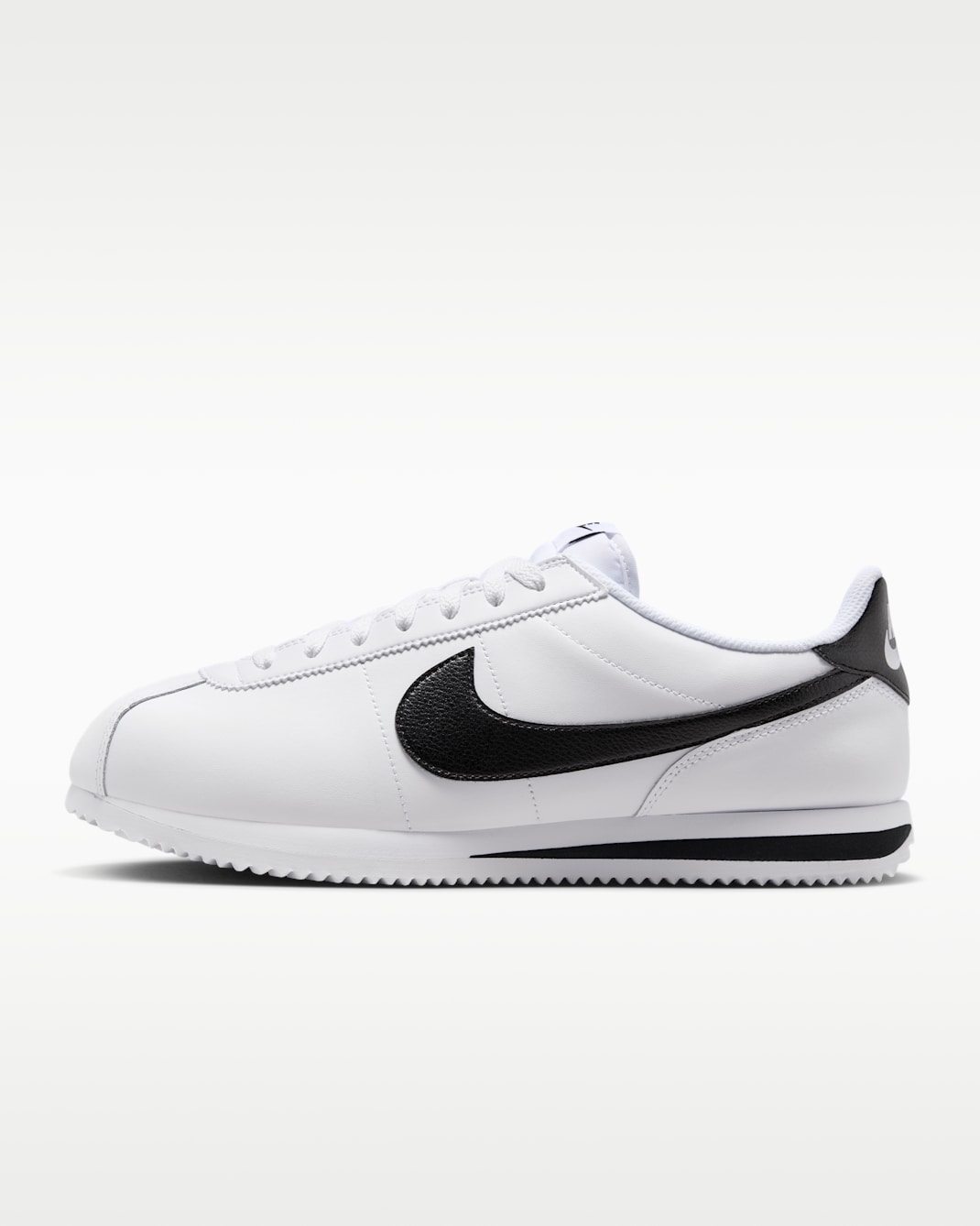Nike Cortez Leather Men's Shoes - White/Black