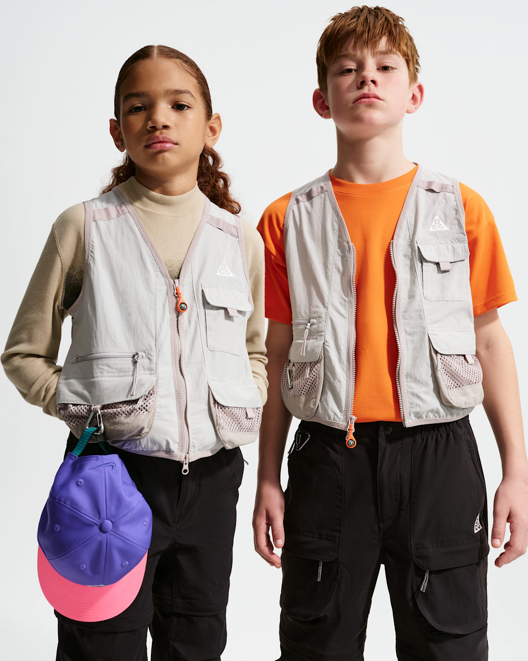 Nike ACG Older Kids' Utility Gilet - Grey Fog/College Grey/College Grey/Summit White