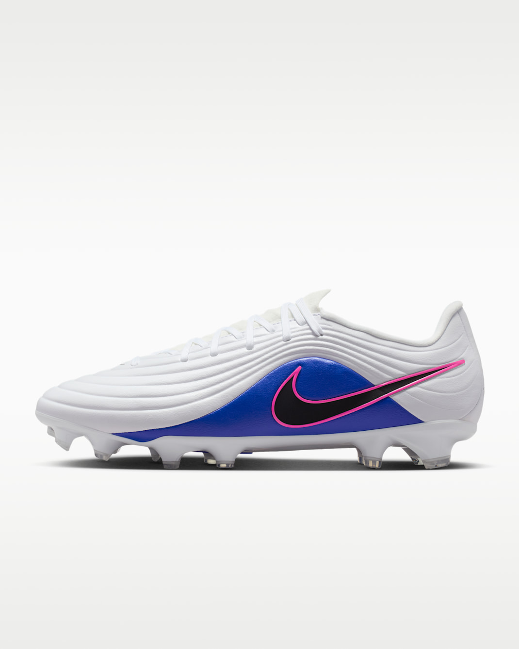 Nike Tiempo Maestro Academy Multi-Ground Low-Top Football Boots - White/Racer Blue/Pink Blast/Black