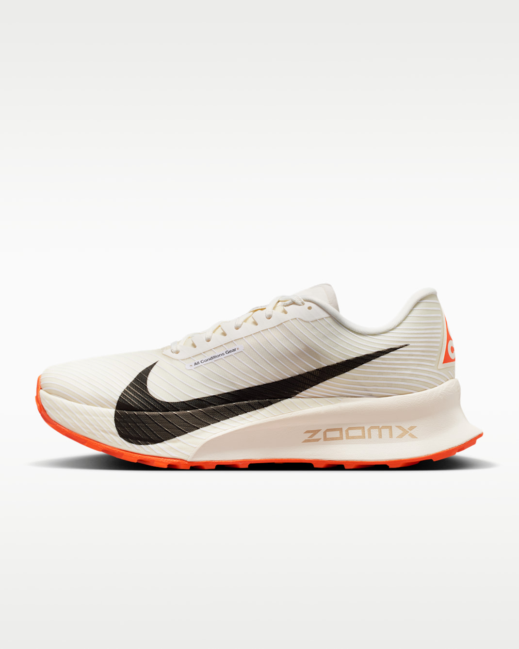 Nike ACG Ultrafly Trail-Racing Shoes - Sail/White/Safety Orange/Black
