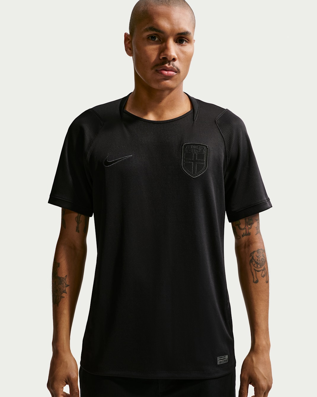 Norway 2026 Stadium Away Men's Nike Dri-FIT Football Replica Jersey - Black/Black/Black