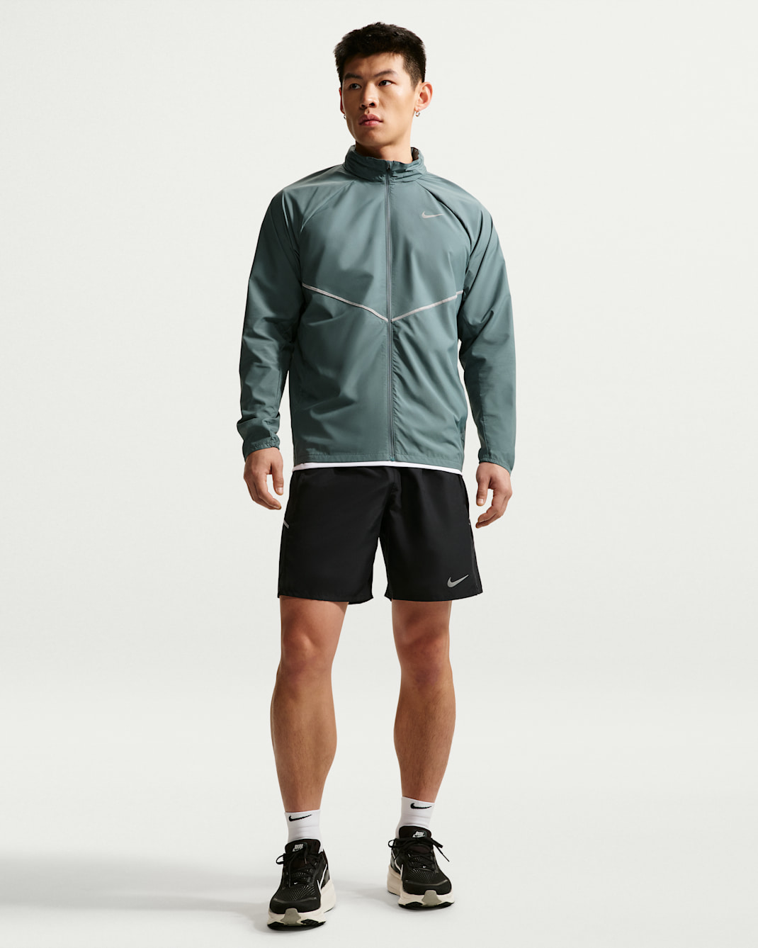 Nike Miler Men's Dri-FIT 18cm (approx.) Unlined Running Shorts - Black/Black