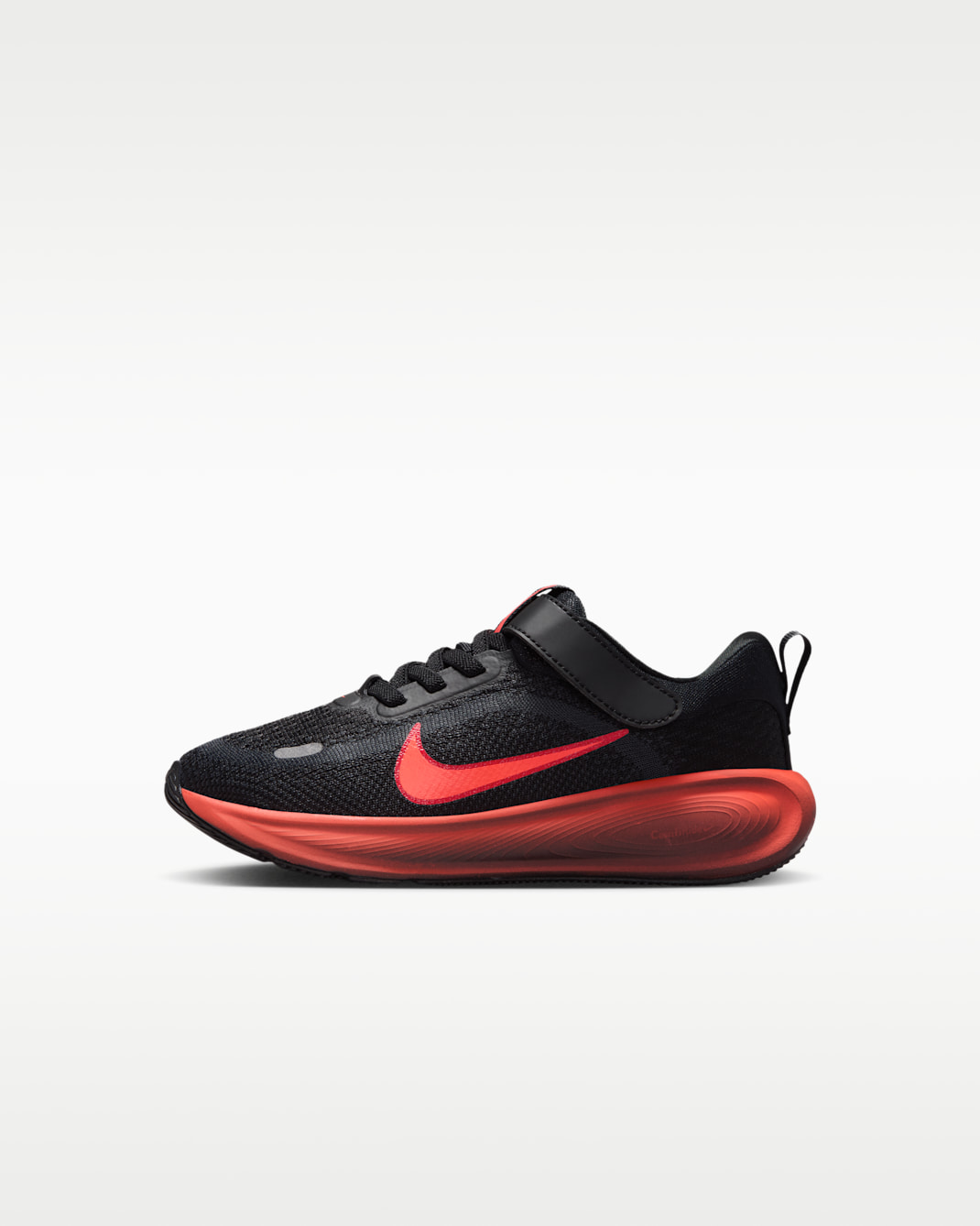Nike Stellar Ride Younger Kids' Shoes - Black/Cool Grey/University Red/Red Orbit