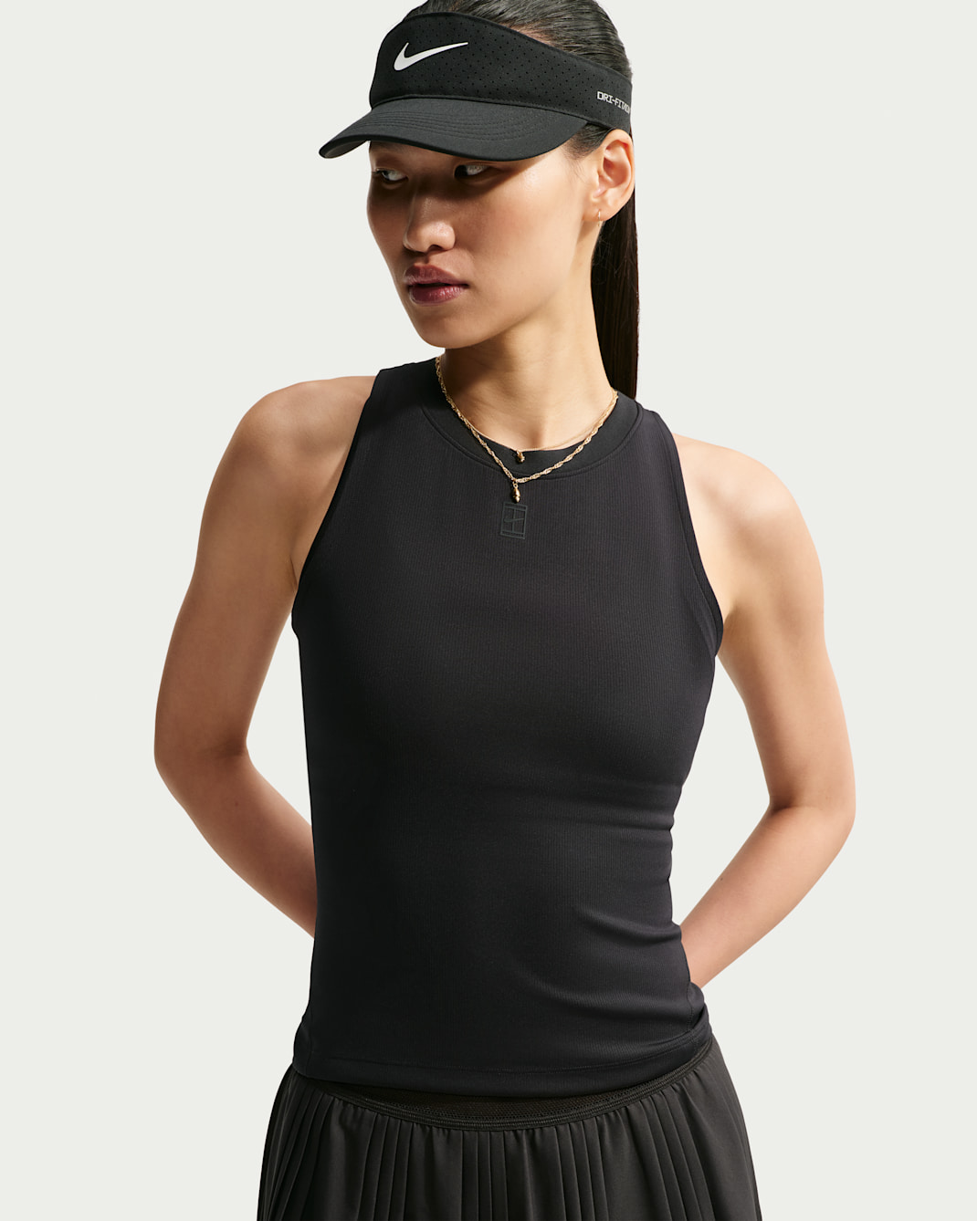 NikeCourt Advantage Women's Tank Top - Black/Black