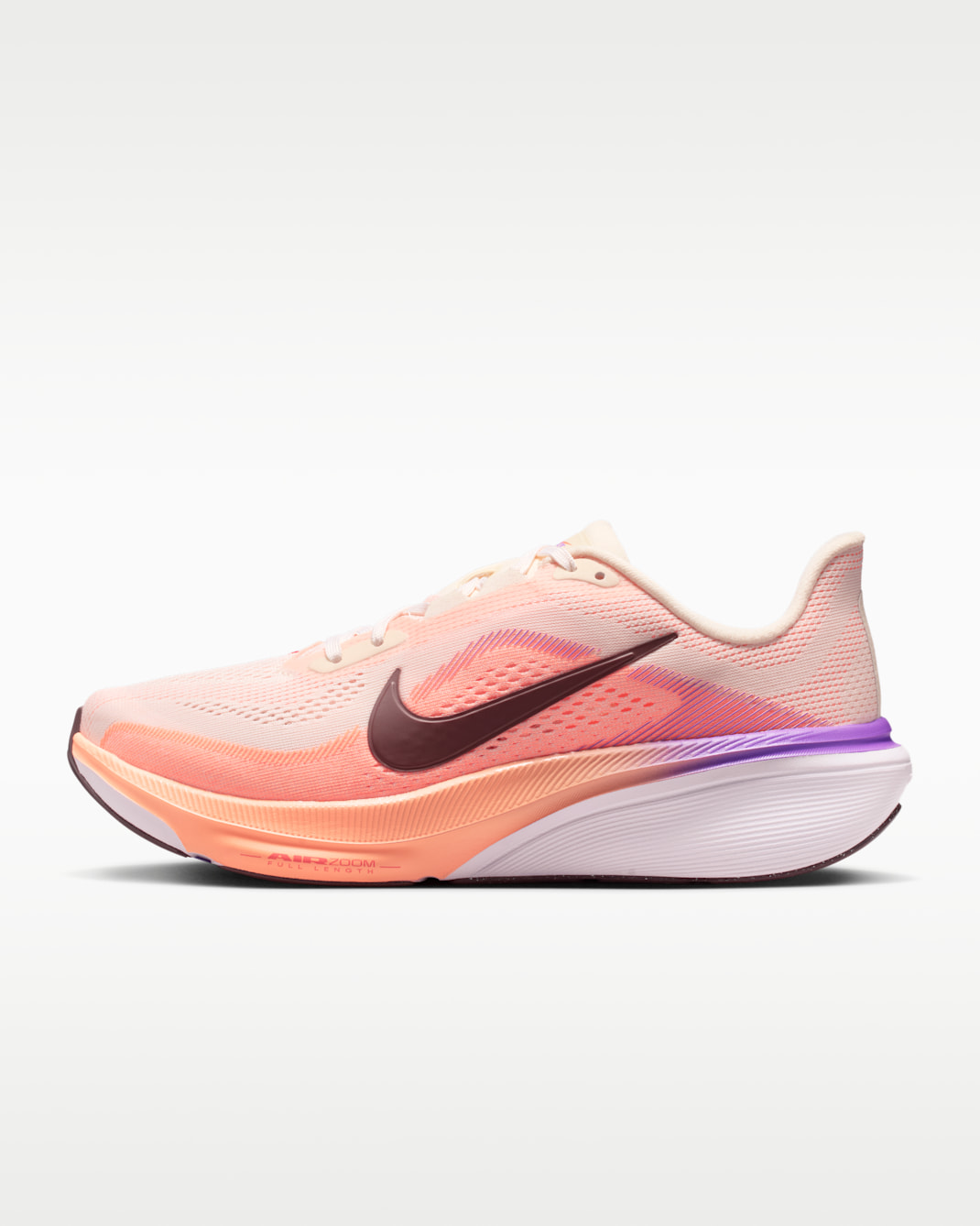 Nike Pegasus 42 Women's Road-Running Shoes - Chalk/Orange Pulse/Bright Violet/Tattoo