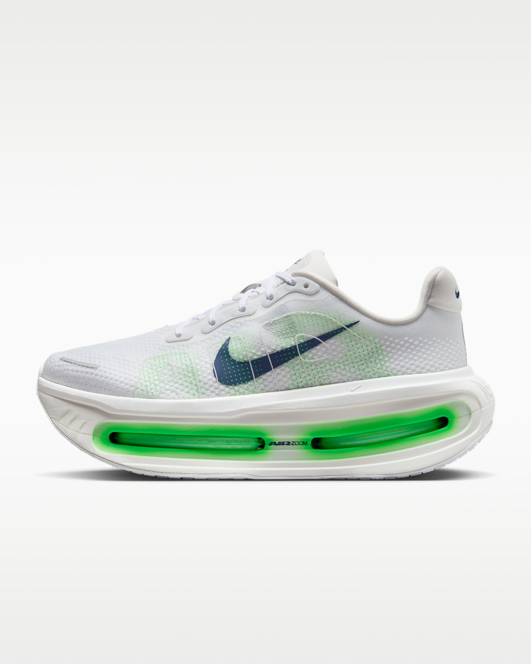 Nike Vomero Premium Men's Road Running Shoes - White/Green Spark/Summit White/Midnight Navy
