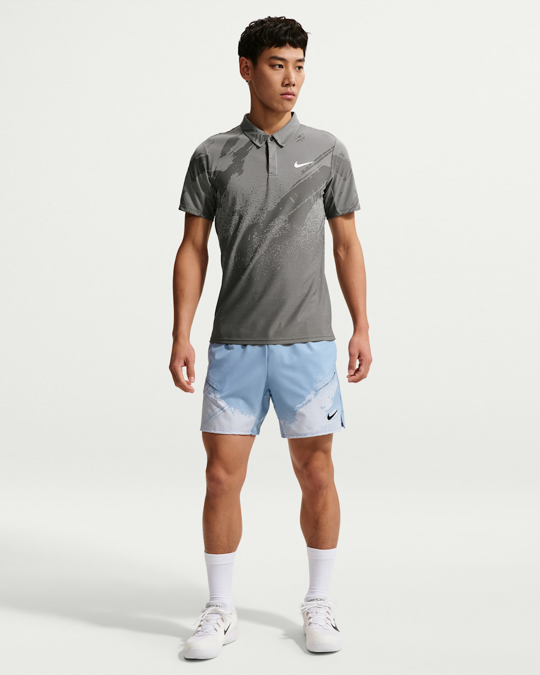 NikeCourt Slam Men's Dri-FIT Tennis Shorts - Work Blue/Hydrogen Blue/Black