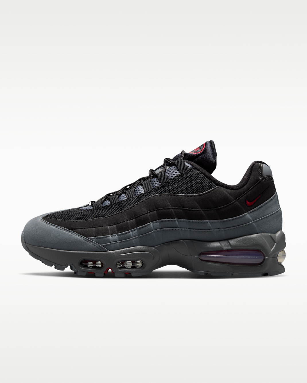 Nike Air Max 95 Big Bubble 'OG' Men's Shoes - Black/Smoke Grey/Dark Smoke Grey/Tough Red