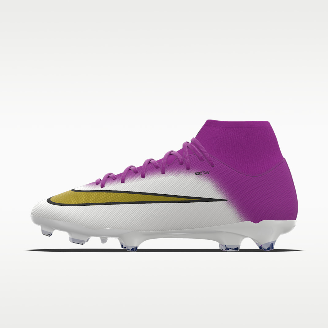 Nike Mercurial Superfly 11 Academy By You Custom Firm-Ground High-Top Football Boots - Multi-Colour/Multi-Colour