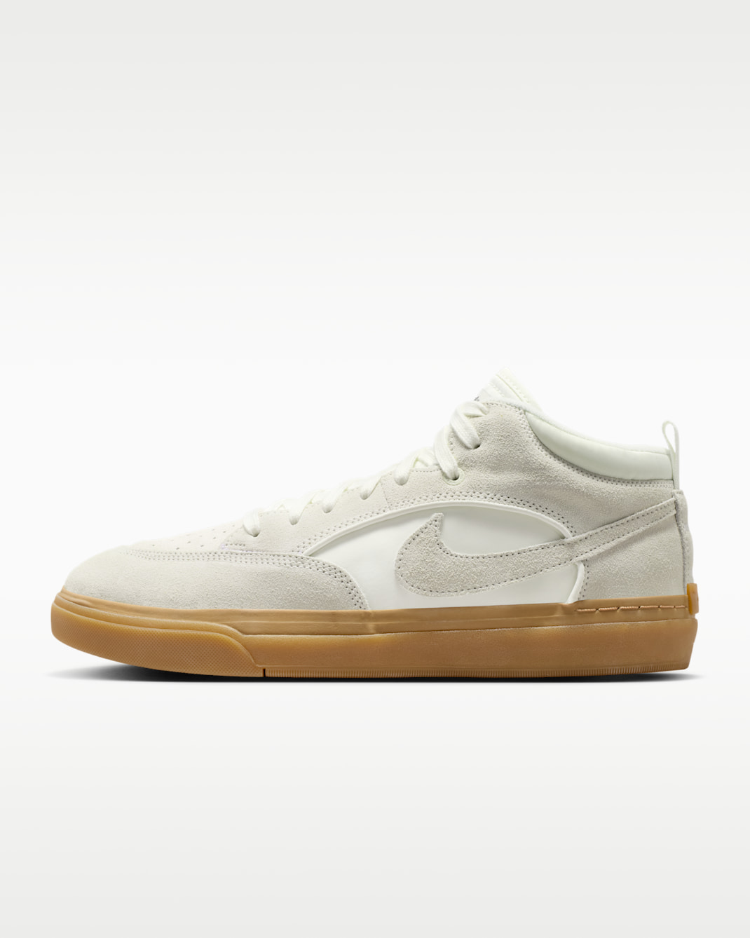 Nike SB React Leo Skate Shoes - Sail/Sail/Gum Light Brown/Sail