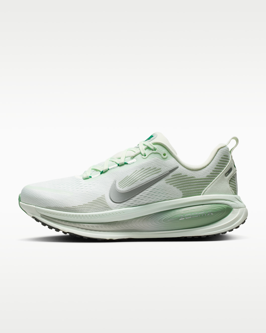 Nike Vomero 18 Women's Road Running Shoes - Barely Green/Steam/Light Silver/Metallic Silver