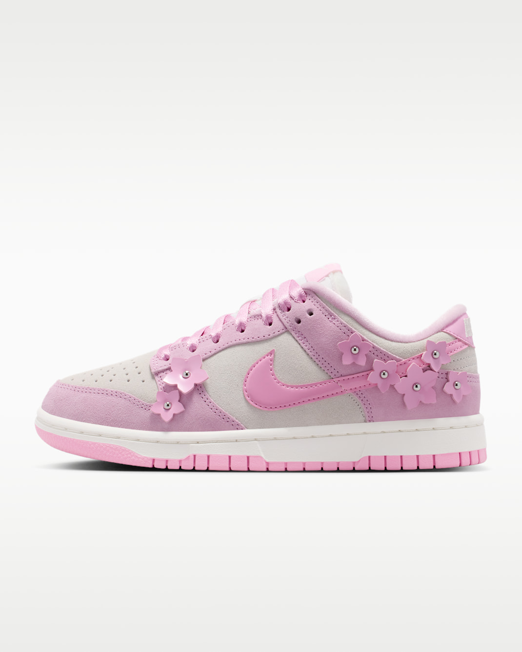 Nike Dunk Low SE 'Florette' Women's Shoes - Pink Foam/Sail/Pink Rise