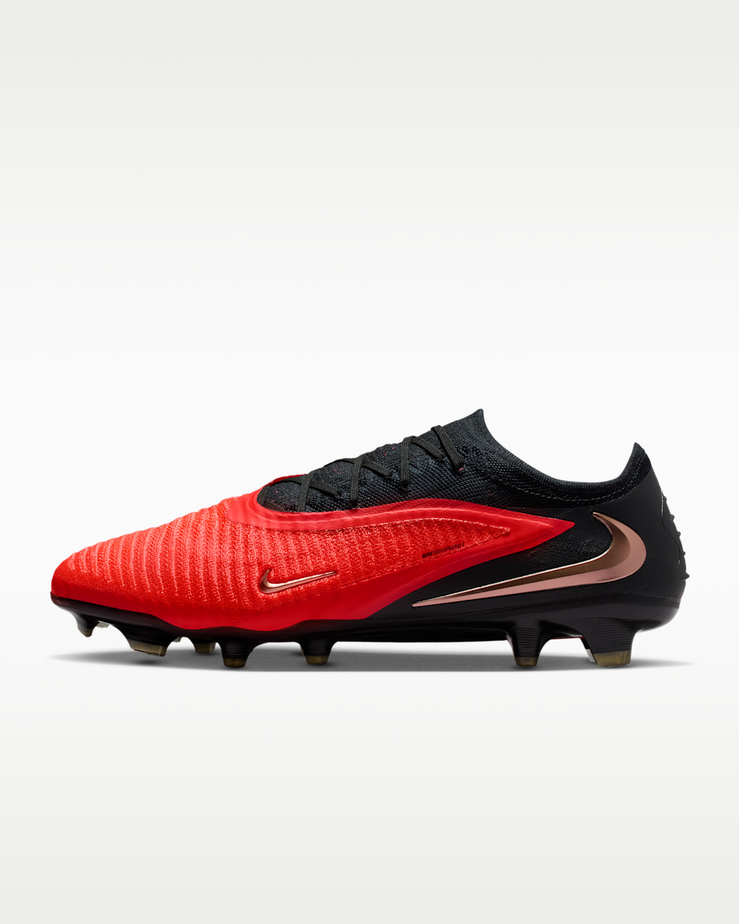 Nike Phantom 6 Low Elite Firm-Ground Football Boot - Bright Crimson/Bright Crimson/Black